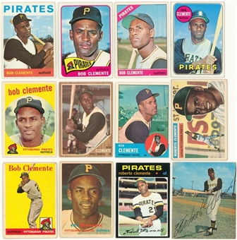 1956-1973 Topps and Assorted Brands Roberto Clemente Collection (50) 